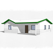 (WAS2502-95D) Structure préfabriquée modulaire moderne en acier léger pour villa et maison